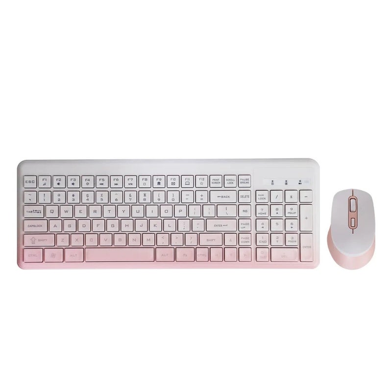 Bluejw Slim Wireless Mouse and Keyboard Set - Compact Ergonomic 2.4G USB Combo for Gaming & Everyday Use - Image 4